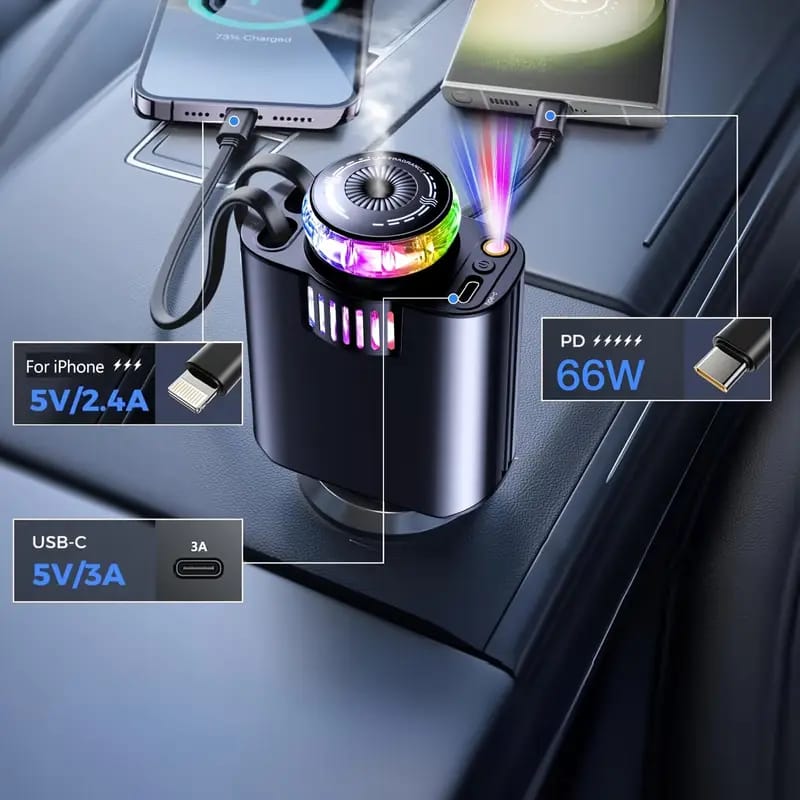 CHARGEUR DE VOITURE SHINNING SKY