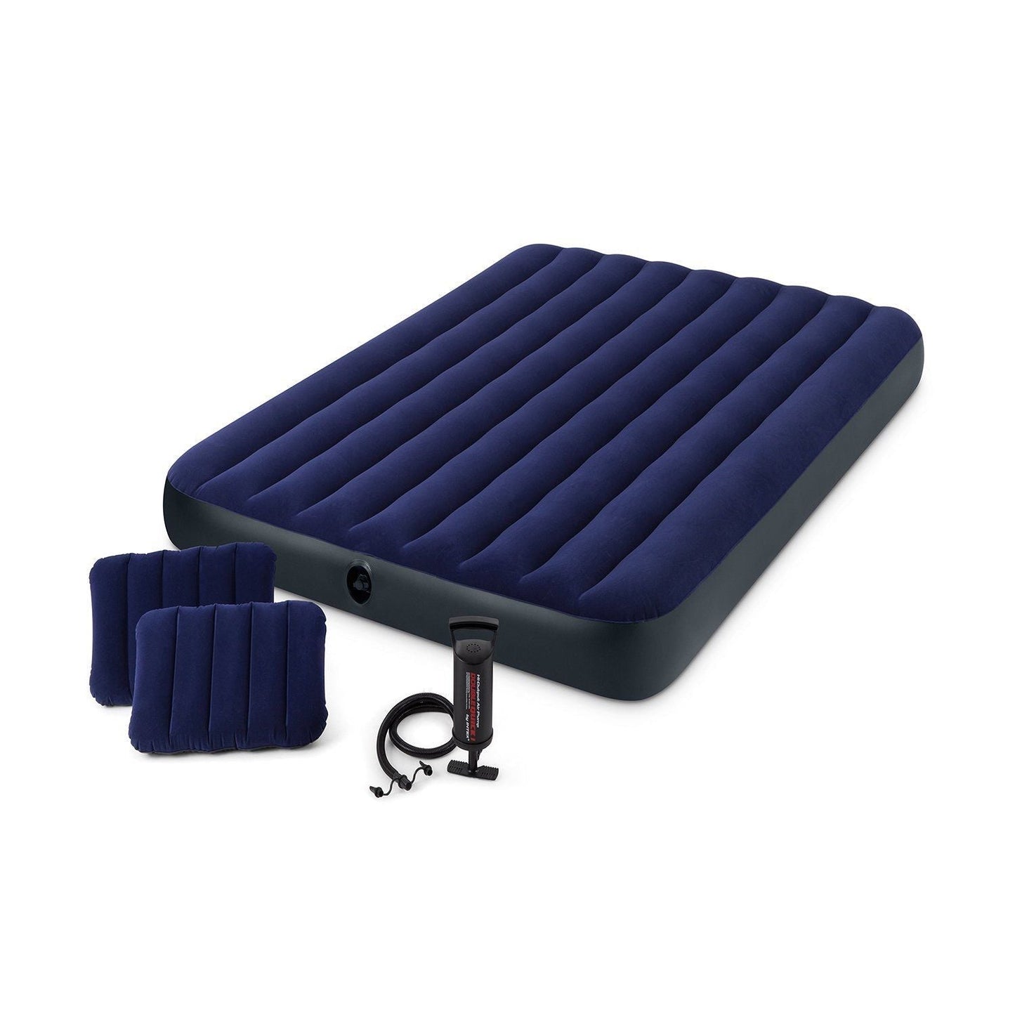 INTEX Matelas gonflable 3 places + 2 oreillers + Pompe